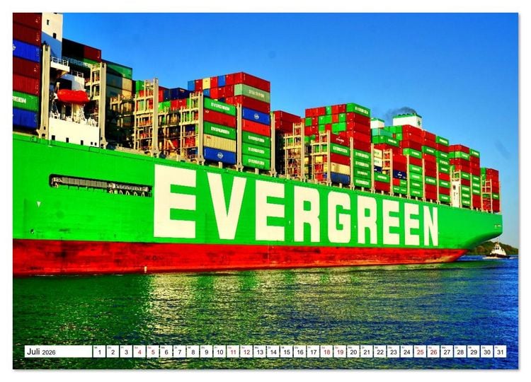 Produktbild: KURS HAMBURG (Wandkalender 2026 DIN A3 quer), CALVENDO Monatskalender