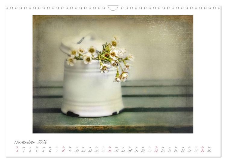 Produktbild: Vintage Flowers (Wandkalender 2026 DIN A3 quer), CALVENDO Monatskalender