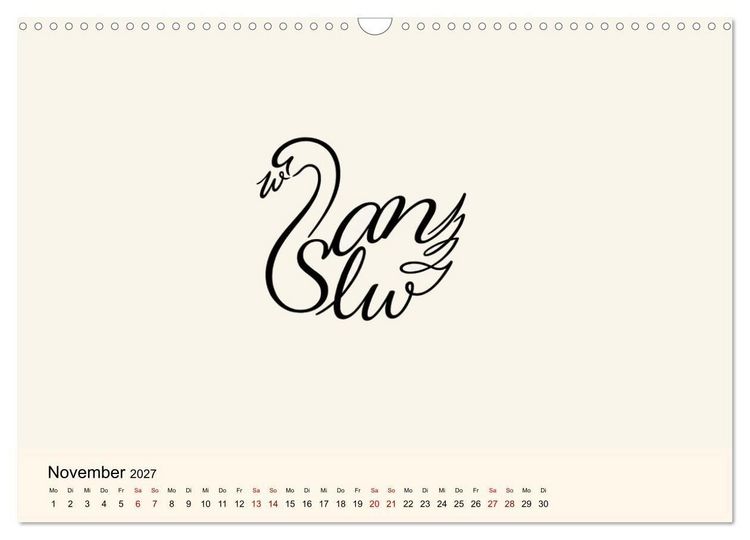 Produktbild: Buchstabentiere (Wandkalender 2027 DIN A3 quer), CALVENDO Monatskalender