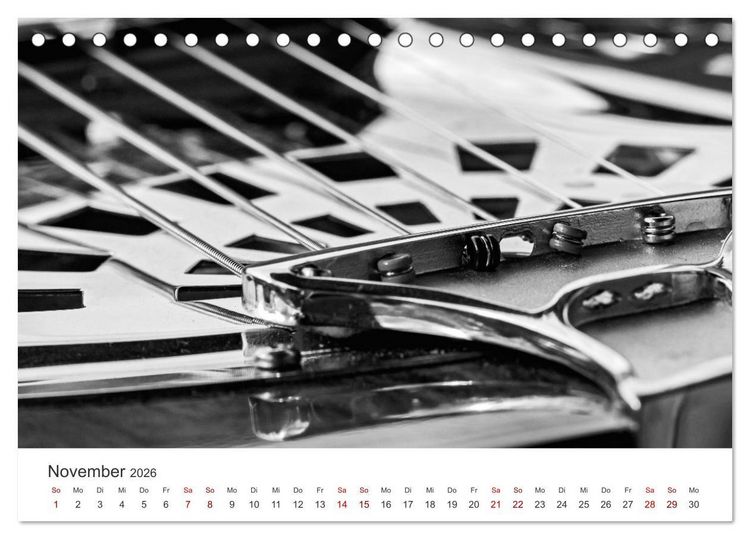Produktbild: Dobro-Gitarre (Tischkalender 2026 DIN A5 quer), CALVENDO Monatskalender