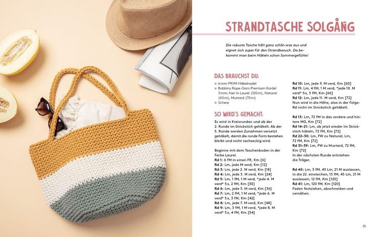 Produktbild: Hej. Mit Rope-Garn h&auml;keln super easy