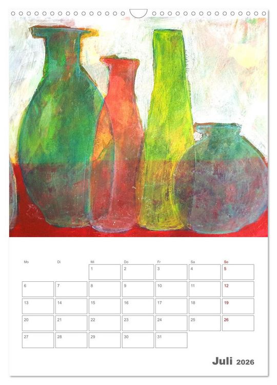 Produktbild: Oase der Stille - Ruhe finden in malerischen Stillleben (Wandkalender 2026 DIN A3 hoch), CALVENDO Monatskalender