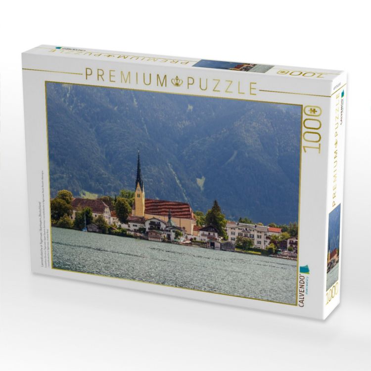 Produktbild: CALVENDO Puzzle Laurentiuskirche in Tegernsee, Oberbayern, Deutschland | 1000 Teile Lege-Gr&ouml;&szlig;e 64x48cm Foto-Puzzle f&uuml;r gl&uuml;ckliche Stunden