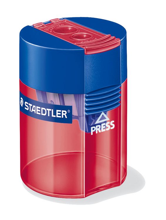 Produktbild: STAEDTLER Schreib- und Zeichbedarf Doppelspitzdose farbig sortiert, 1 St&uuml;ck
