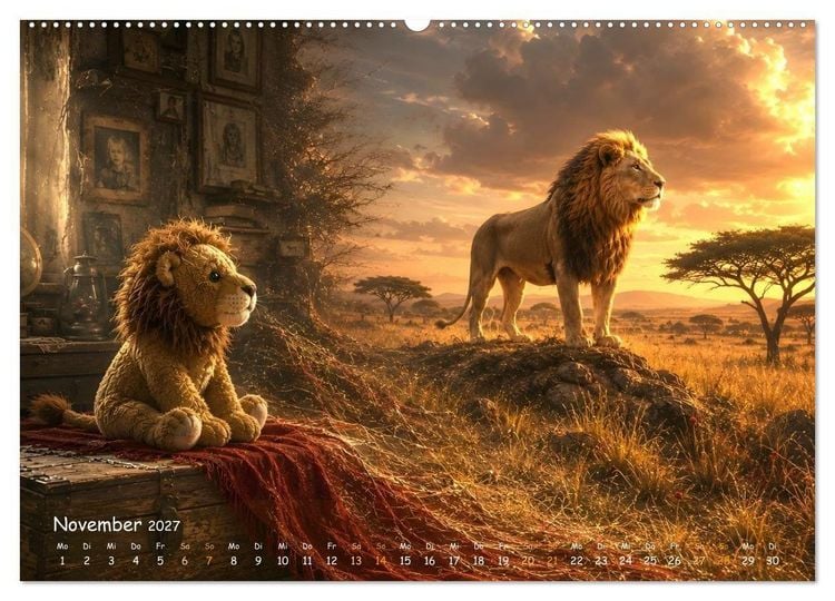 Produktbild: Wenn die Zeit so schnell vergeht,.... dann kommen Erinnerungen und W&uuml;nsche. (Wandkalender 2027 DIN A2 quer), CALVENDO Monatskalender