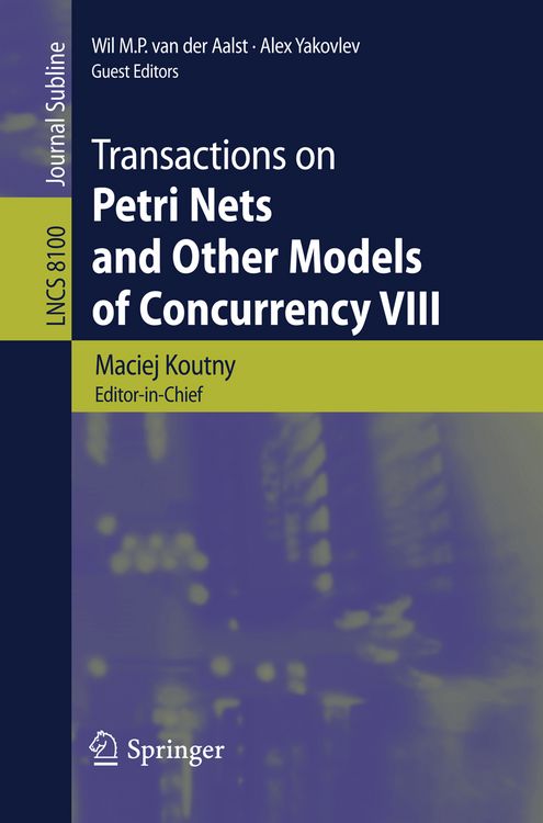 Produktbild: Transactions on Petri Nets and Other Models of Concurrency VIII