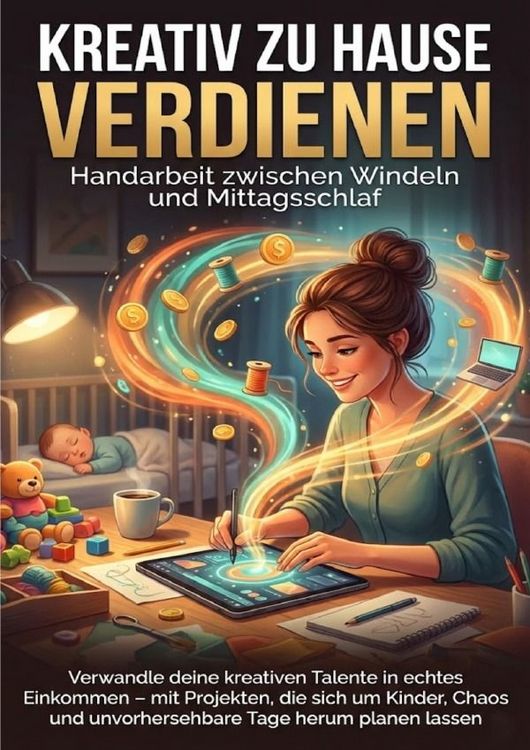 Produktbild: Kreativ zu Hause verdienen: Handarbeit zwischen Windeln und Mittagsschlaf