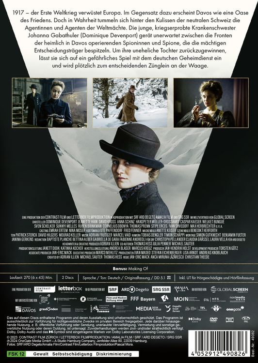 Produktbild: Davos 1917 [2 DVDs]