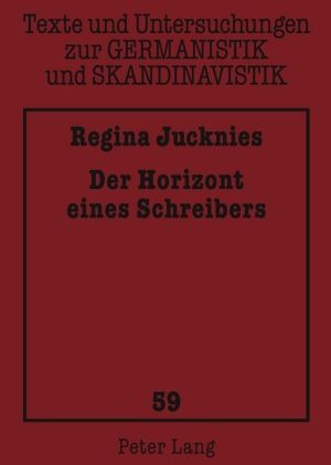 Produktbild: Der Horizont eines Schreibers