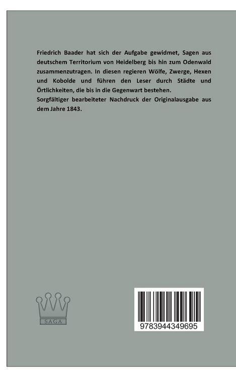 Produktbild: Sagen des Neckartals, der Bergstra&szlig;e und des Odenwaldes