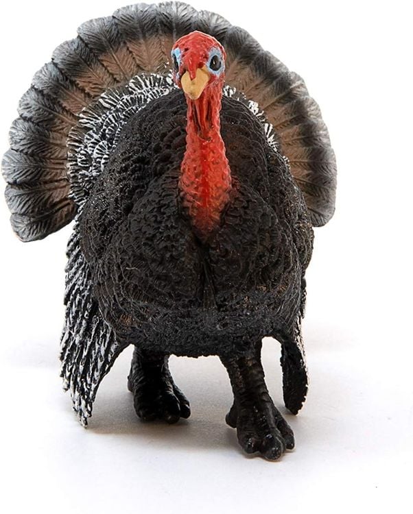Schleich 13900 - Farm World, Truthahn, Tierfigur, Höhe: 5,9cm