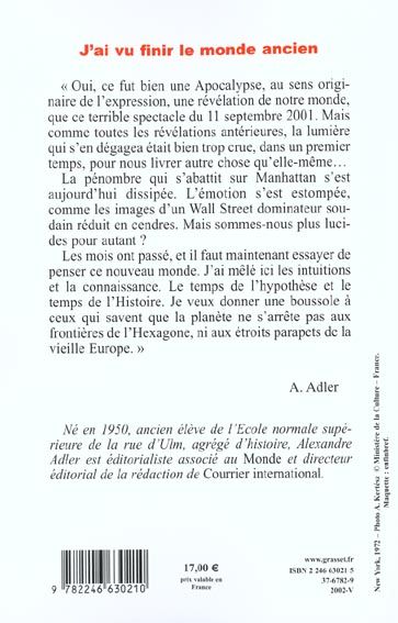 Produktbild: J AI Vu Finir Le Monde Ancien