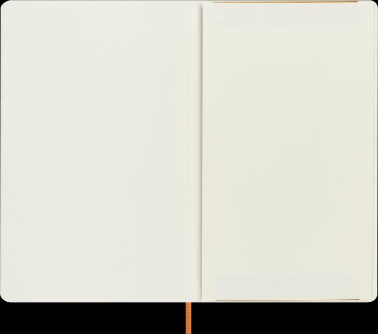 Produktbild: Moleskine Vegea Capri Notizbuch Large/A5 liniert weicher Einband orange in Box