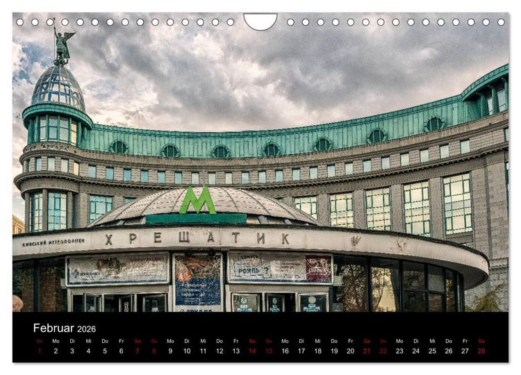 Produktbild: Unterwegs in Kiew (Wandkalender 2026 DIN A4 quer), CALVENDO Monatskalender
