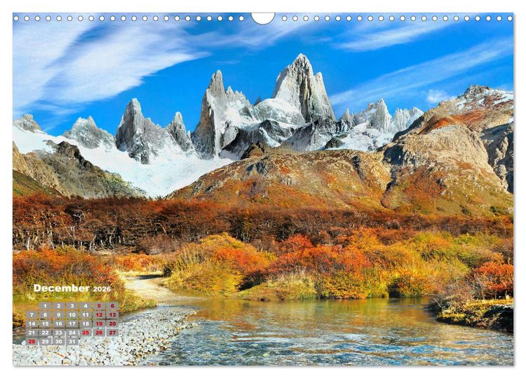 Produktbild: Natural Wonders, Fascinating Places in The World (Wall Calendar 2026 DIN A3 landscape), CALVENDO 12 Month Wall Calendar