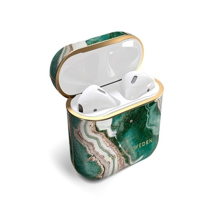 Produktbild: IDEAL OF SWEDEN Airpods Case Gen 1/2 Golden Jade Marble