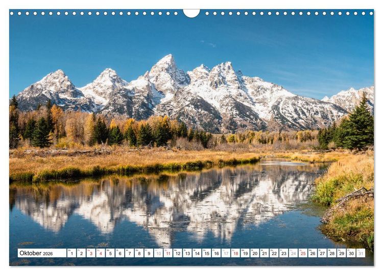 Produktbild: Grand Teton National Park (Wandkalender 2026 DIN A3 quer), CALVENDO Monatskalender