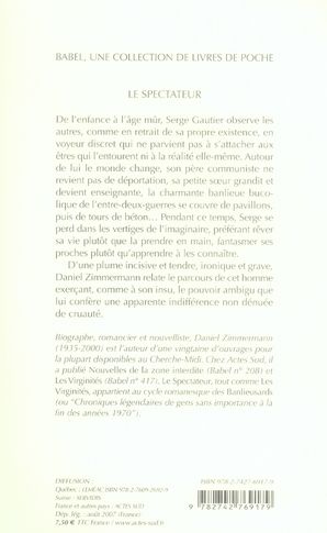 Produktbild: Spectateur