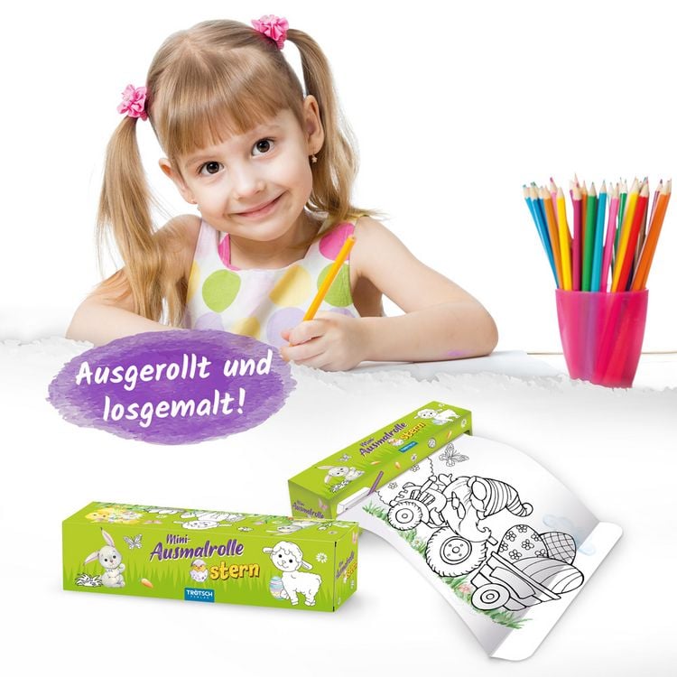 Produktbild: Tr&ouml;tsch Mini-Ausmalrolle Ostern