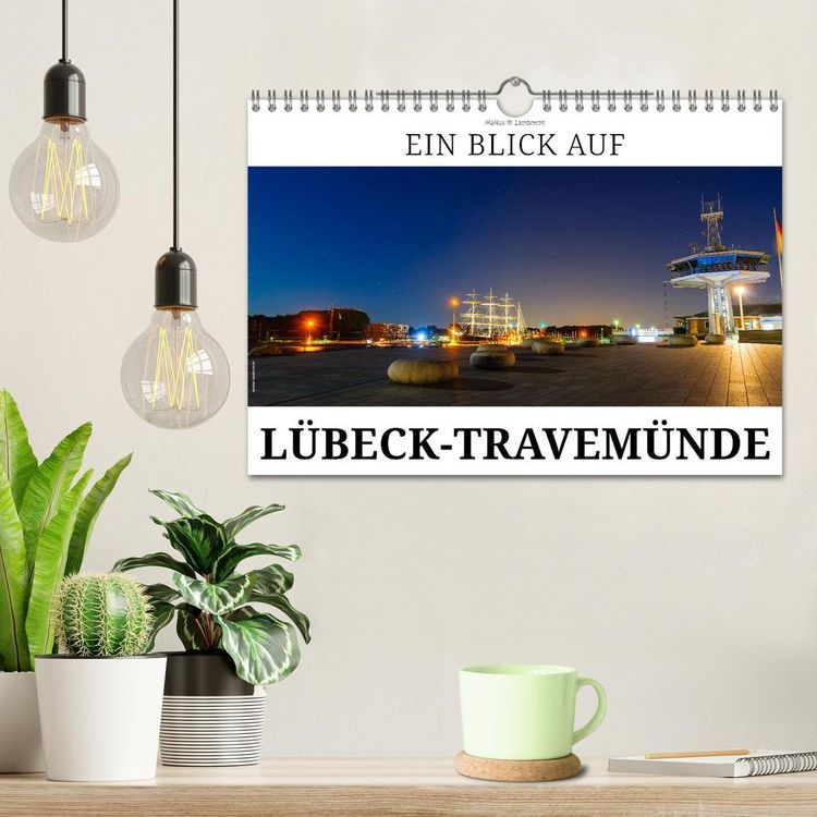 Produktbild: Ein Blick auf L&uuml;beck-Travem&uuml;nde (Wandkalender 2026 DIN A4 quer), CALVENDO Monatskalender