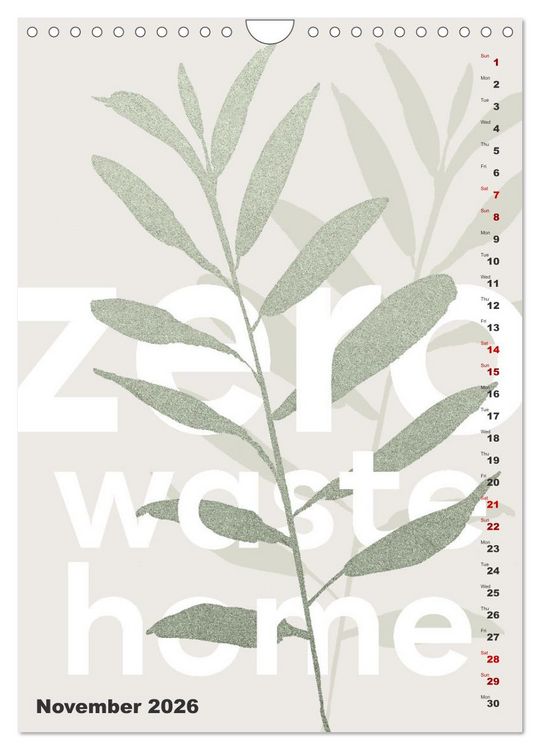 Produktbild: Love your planet (Wall Calendar 2026 DIN A4 portrait), CALVENDO 12 Month Wall Calendar