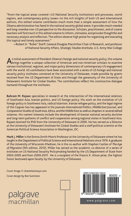 Produktbild: National Security under the Obama Administration
