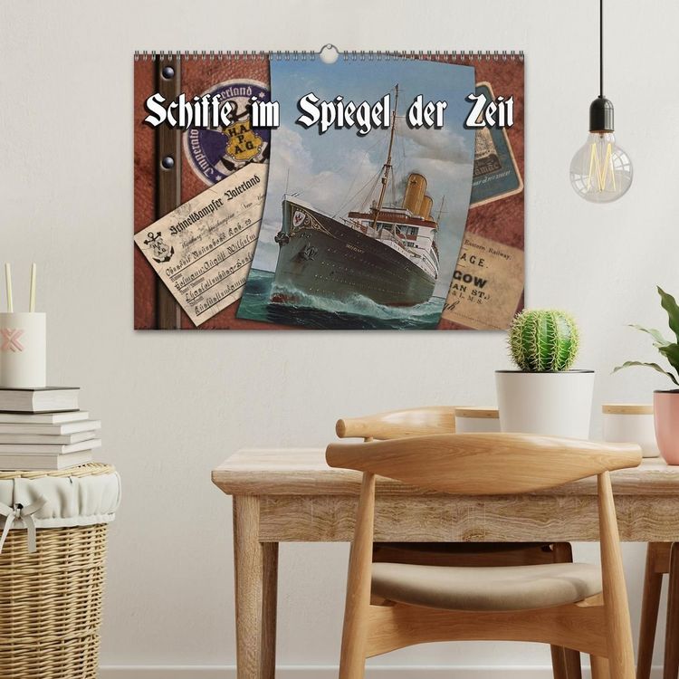 Produktbild: Schiffe im Spiegel ihrer Zeit (Wandkalender 2027 DIN A3 quer), CALVENDO Monatskalender