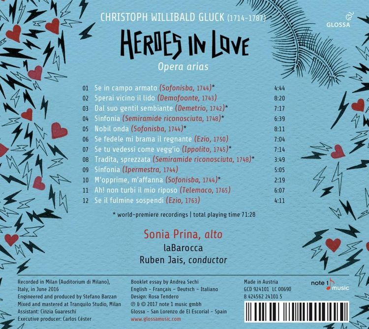 Produktbild: Heroes in Love [Arias]