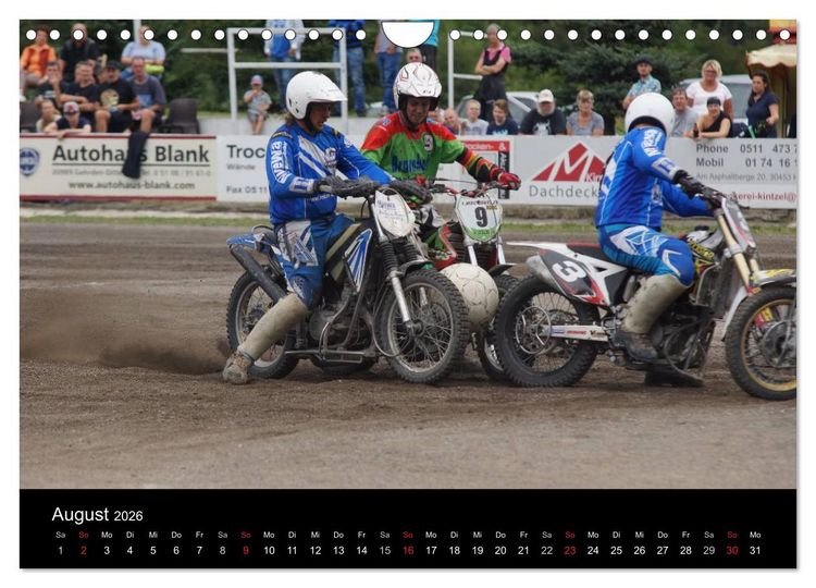 Produktbild: Motorsport: Motoball (Wandkalender 2026 DIN A4 quer), CALVENDO Monatskalender
