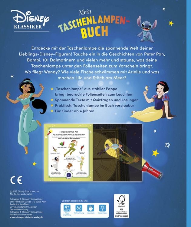 Produktbild: Mein Taschenlampenbuch Disney Klassiker