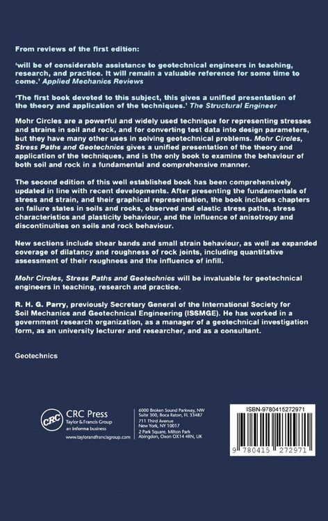 Produktbild: Mohr Circles, Stress Paths and Geotechnics