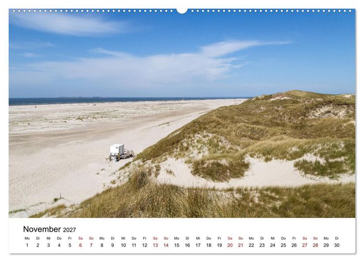 Produktbild: Amrum - Das Paradies in der Nordsee (hochwertiger Premium Wandkalender 2027 DIN A2 quer), Kunstdruck in Hochglanz