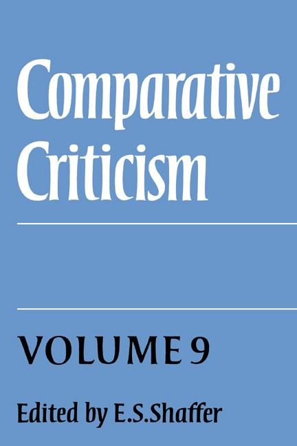 Produktbild: Comparative Criticism
