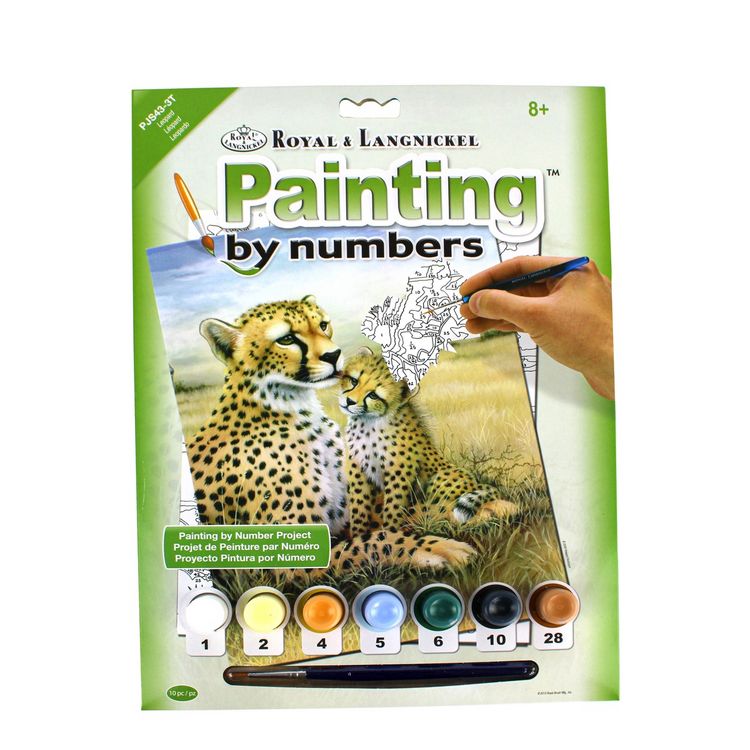 Produktbild: PRACHT Malen nach Zahlen Junior Leopard