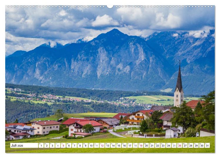 Produktbild: Reise nach Tirol - Die kleinen D&ouml;rfer bei Innsbruck (hochwertiger Premium Wandkalender 2026 DIN A2 quer), Kunstdruck in Hochglanz