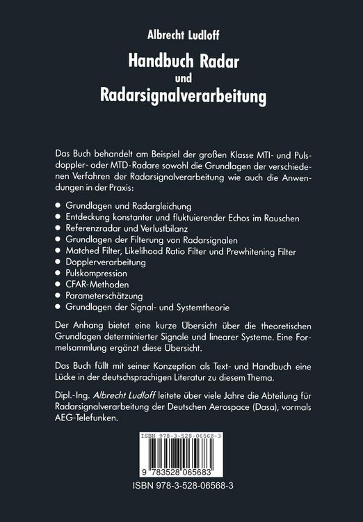 Produktbild: Handbuch Radar und Radarsignalverarbeitung
