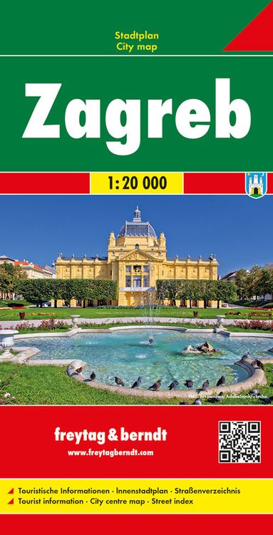 Produktbild: Zagreb, Stadtplan 1:20.000