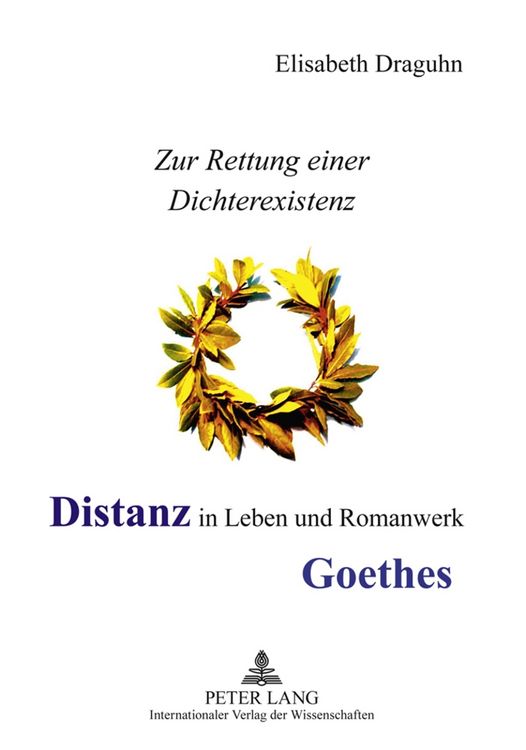 Produktbild: Distanz in Leben und Romanwerk Goethes