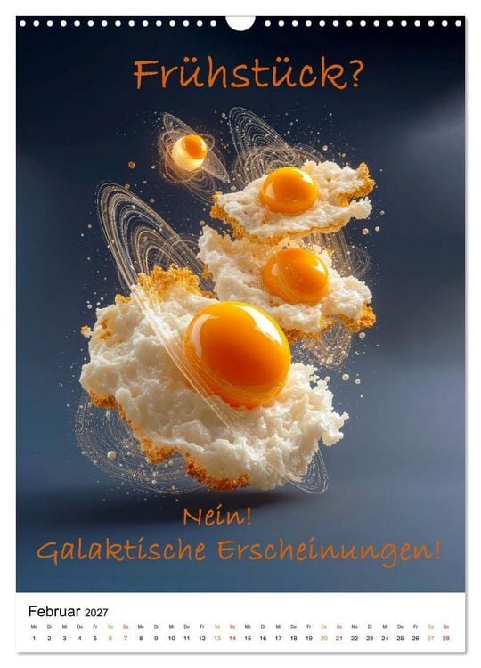Produktbild: Ei Kalender - das gr&ouml;&szlig;te Ei-Spektakel seit Beginn der Zeitrechnung (Wandkalender 2027 DIN A3 hoch), CALVENDO Monatskalender