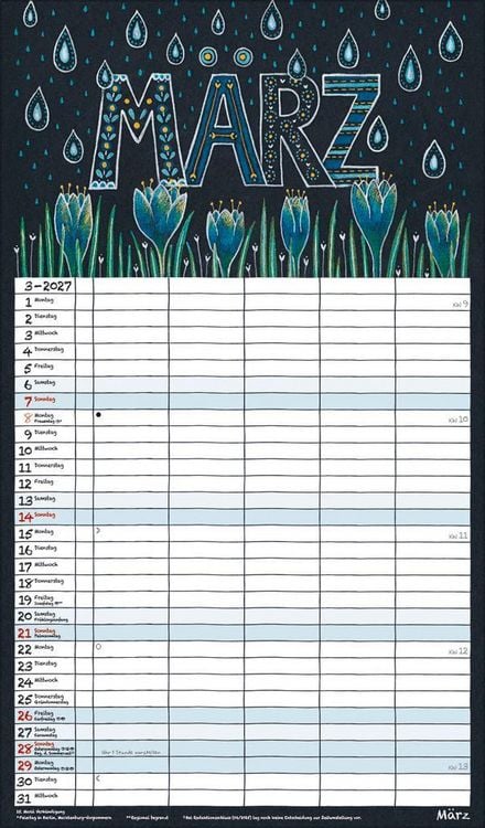 Produktbild: Lovely Chalk Timer 2027