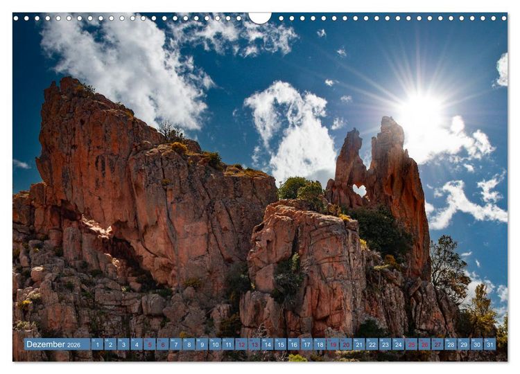 Produktbild: Korsika &ndash; die Perle im Mittelmeer (Wandkalender 2026 DIN A3 quer), CALVENDO Monatskalender
