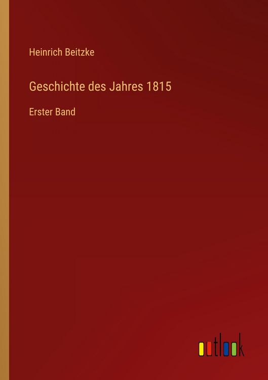 Produktbild: Geschichte des Jahres 1815