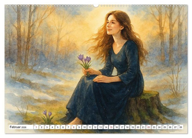 Produktbild: Im Zeichen der G&ouml;ttin (hochwertiger Premium Wandkalender 2026 DIN A2 quer), Kunstdruck in Hochglanz