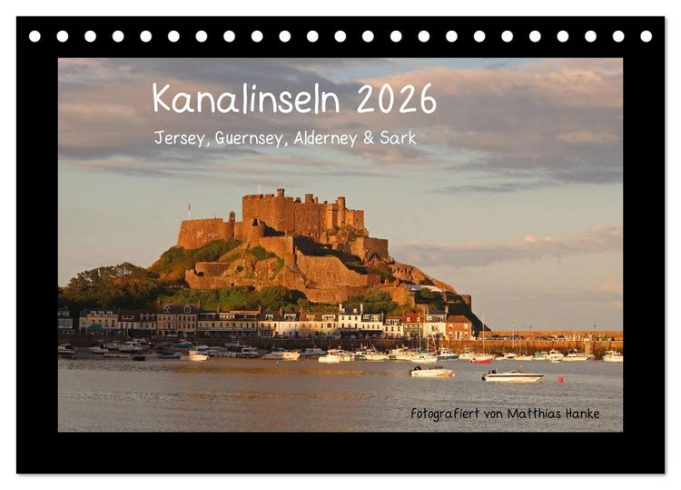 Produktbild: Kanalinseln 2026 (Tischkalender 2026 DIN A5 quer), CALVENDO Monatskalender