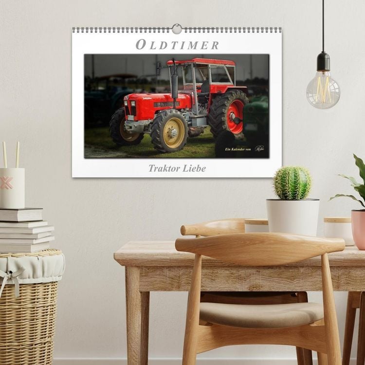 Produktbild: Oldtimer - Traktor Liebe (Wandkalender 2026 DIN A3 quer), CALVENDO Monatskalender