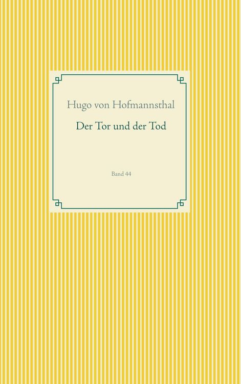 Produktbild: Der Tor und der Tod