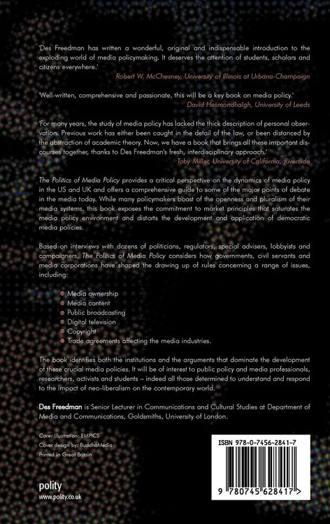 Produktbild: The Politics of Media Policy