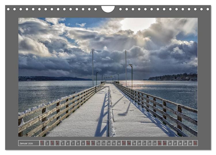 Produktbild: Impressionen vom Starnberger See II (Wandkalender 2026 DIN A4 quer), CALVENDO Monatskalender