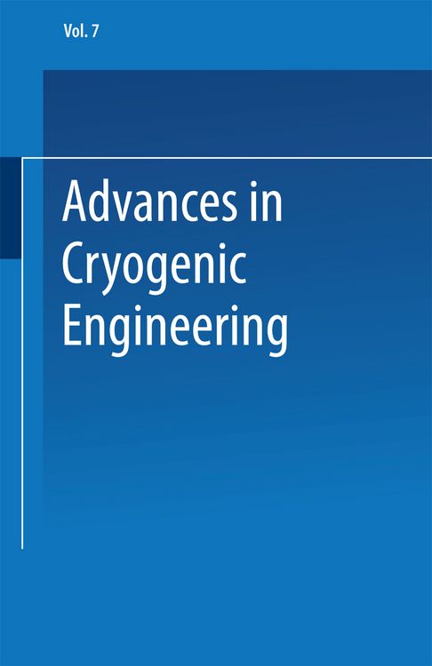 Produktbild: Advances in Cryogenic Engineering