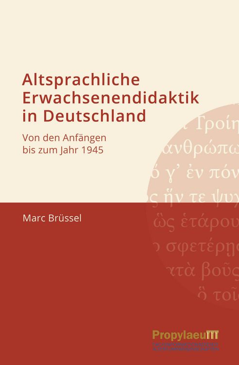 Produktbild: Altsprachliche Erwachsenendidaktik in Deutschland